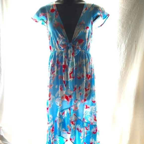 AMAZING High Low Floral Dress EUC ❤️ - Picture 1 of 11